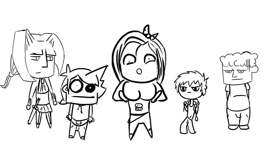 Random cartoon characters by ninopinoyboy on DeviantArt