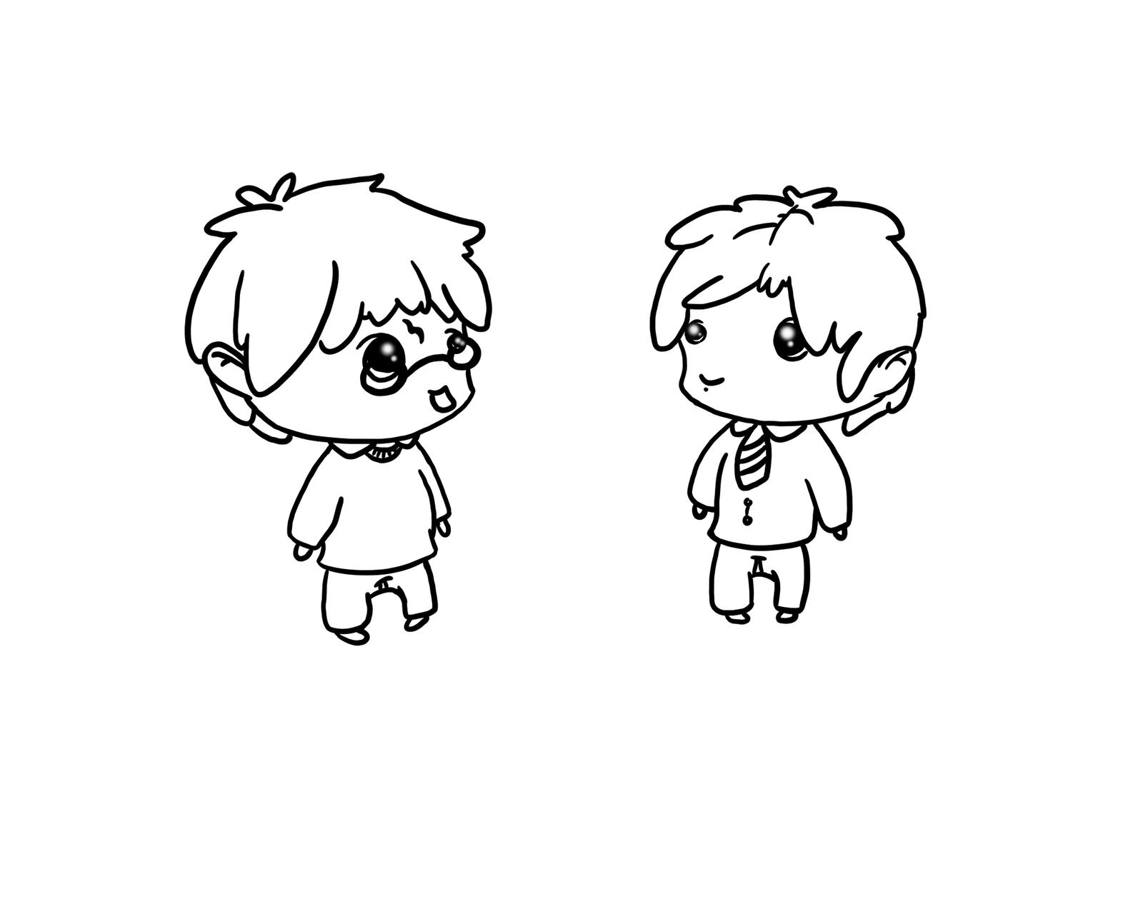 HxD Chibis -INK- by KatelinMR on DeviantArt