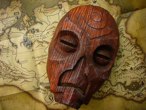 Wooden Mask (Dragon Priest Mask) from Skyrim