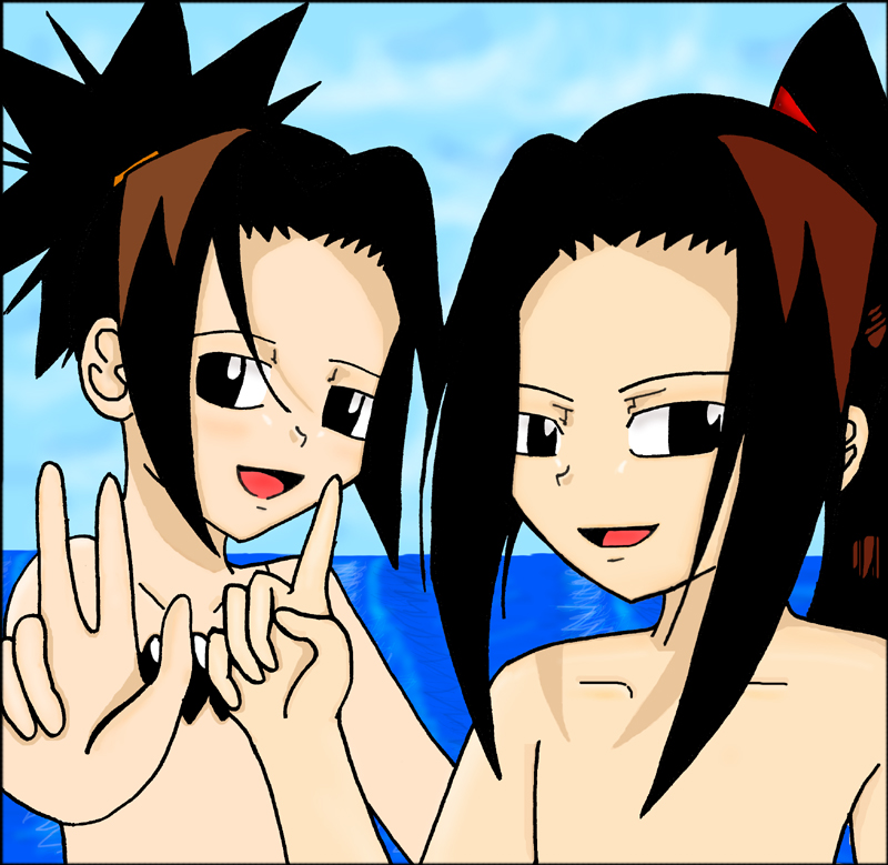 Pic at the Beach: Hao and Yoh