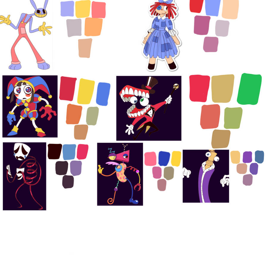 F2u Tadc Color pallet es! by xXMonkey-DreamsXx on DeviantArt