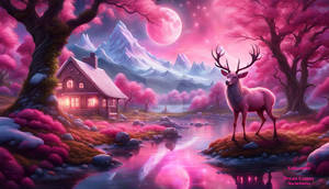 Pink Enchanted Woodland