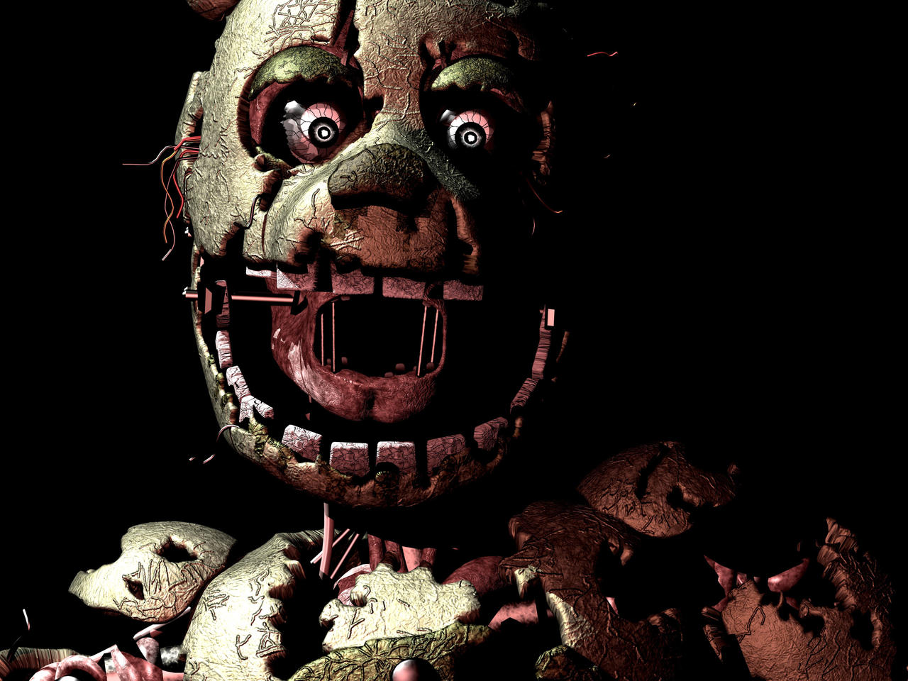 FNaF 3 Springtrap Rare Screen 1 Remake by Djvngoooo on DeviantArt