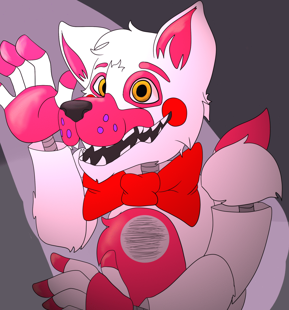 Funtime Foxy By Themoonlitwolf On Deviantart If this picture is your intele...