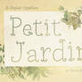 Petit Jardin decorative font