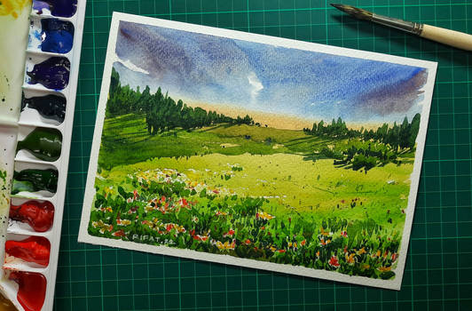 Watercolour Landscape