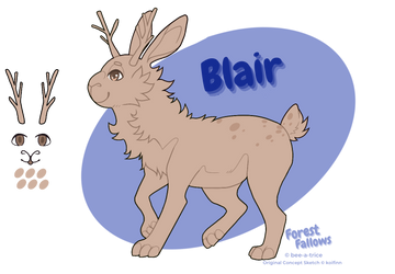 Blair - Fallow Mascot