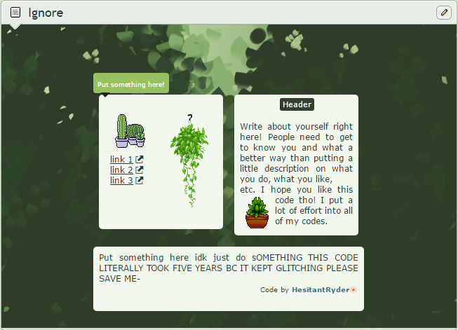 F2u Nature Custom Box Code by dayyon on DeviantArt