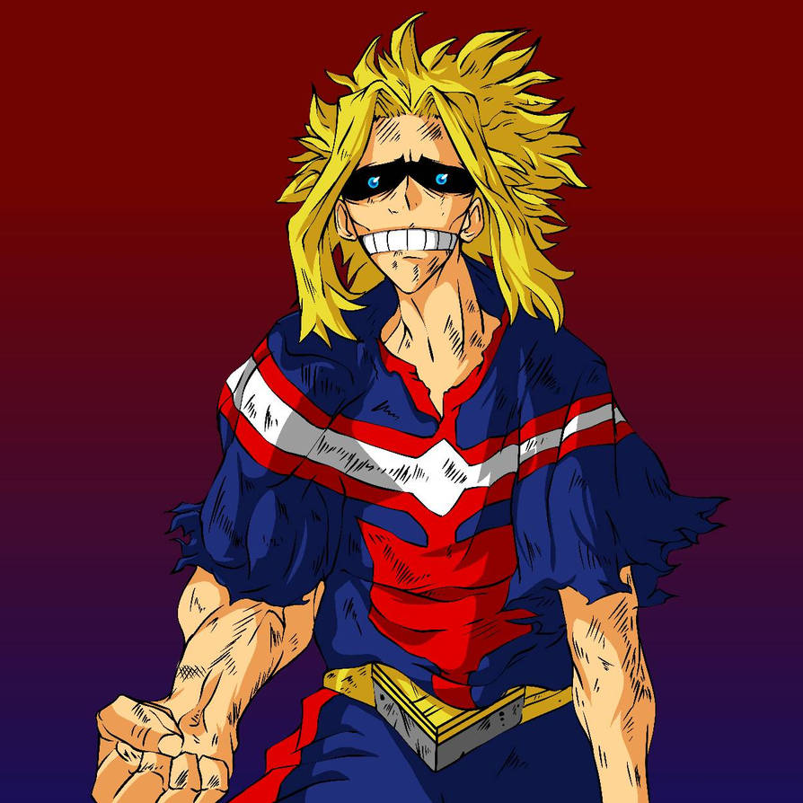 All Might Border All might by DrawWithSJ on DeviantArt