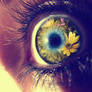 flower in my eye