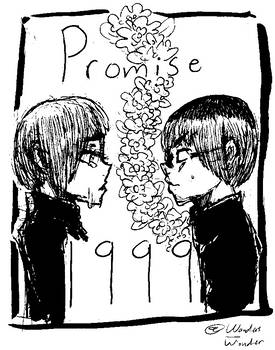 (mock) Shoujo Manga Cover - Promise 1999