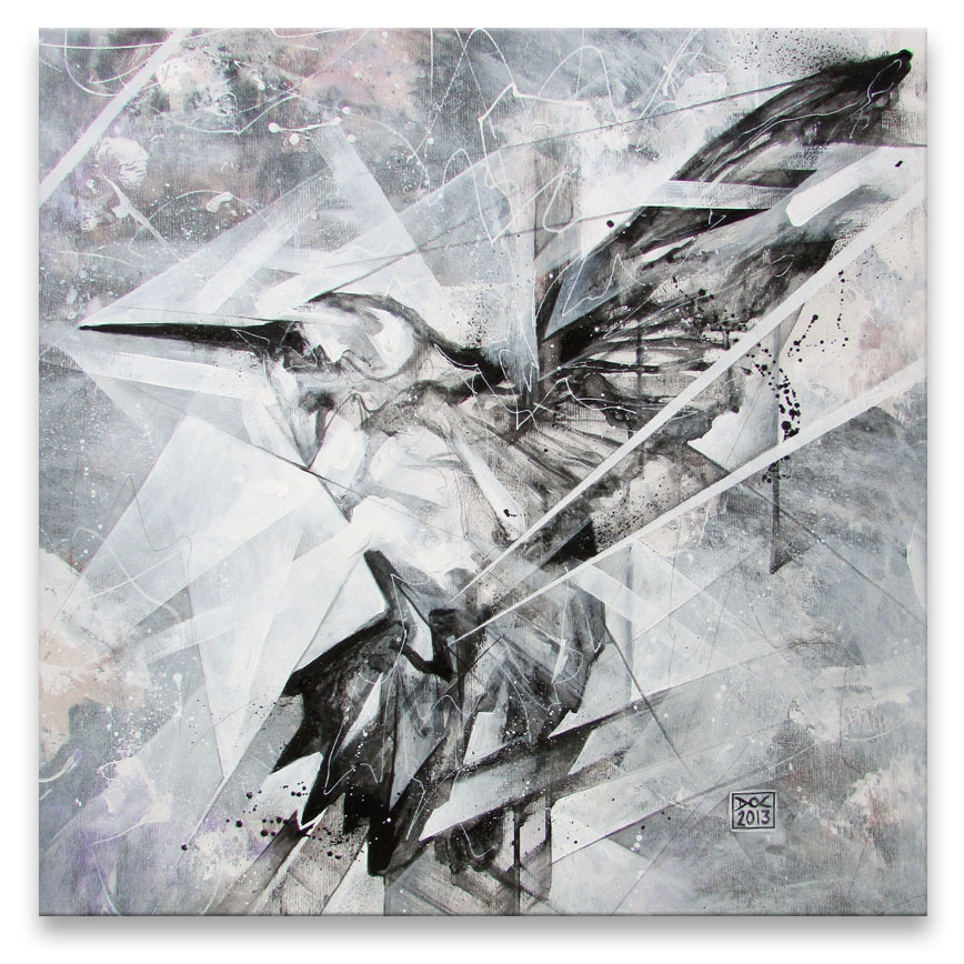 study for Fragmented hummingbird