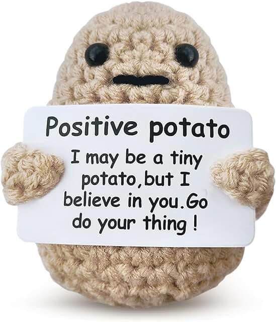 Positive Potato Crochet With Heart 