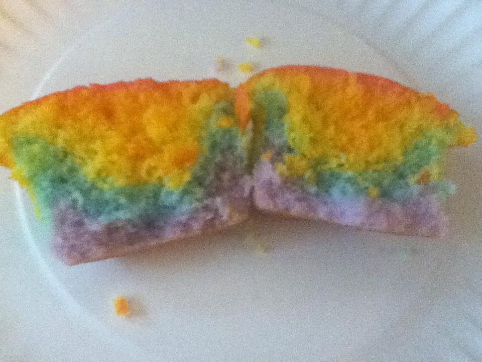 Rainbow Cupcake