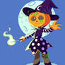 Pumpkin Witch (gift art)