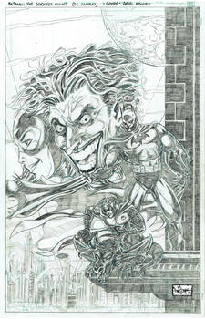 Batman Cover (Pencils) The Darkest Knight