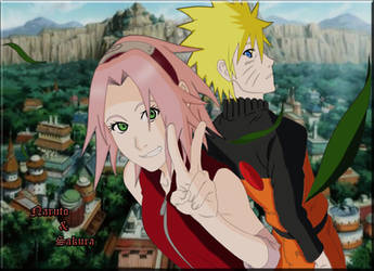 Sakura And Naruto by JasmineBlack