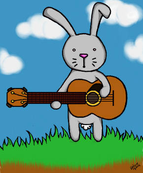 Guitar Bunny