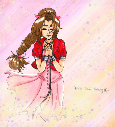 Aeris praying