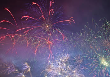 Fireworks Constitution Square, Bucharest