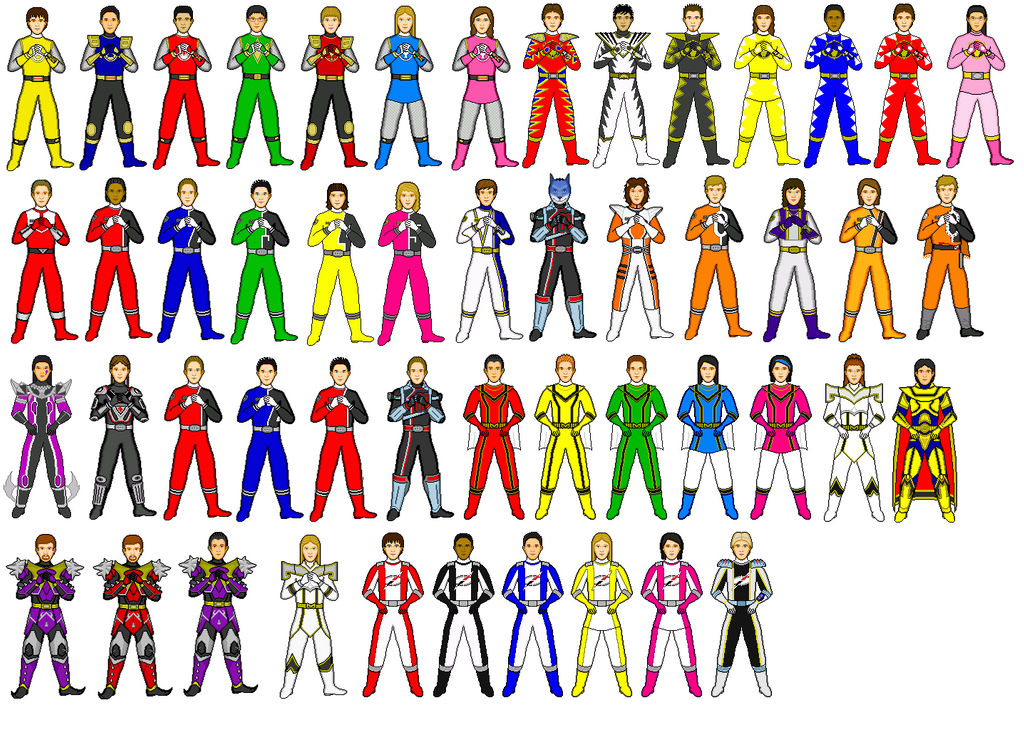 Helmetless Power Rangers (Disney era) by AdrenalineRush1996 on DeviantArt