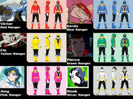 Power Rangers Air Force (PR-Crossover Mashup team) by ...