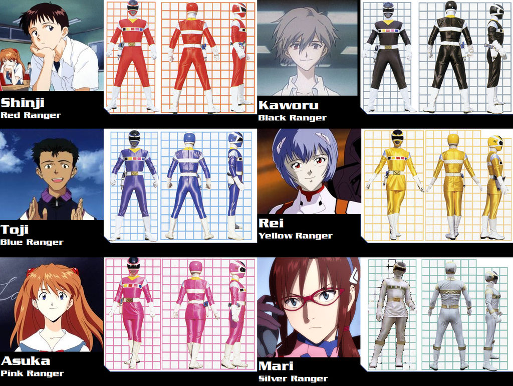 Space Rangers (Neon Genesis Evangelion) by AdrenalineRush1996 on DeviantArt