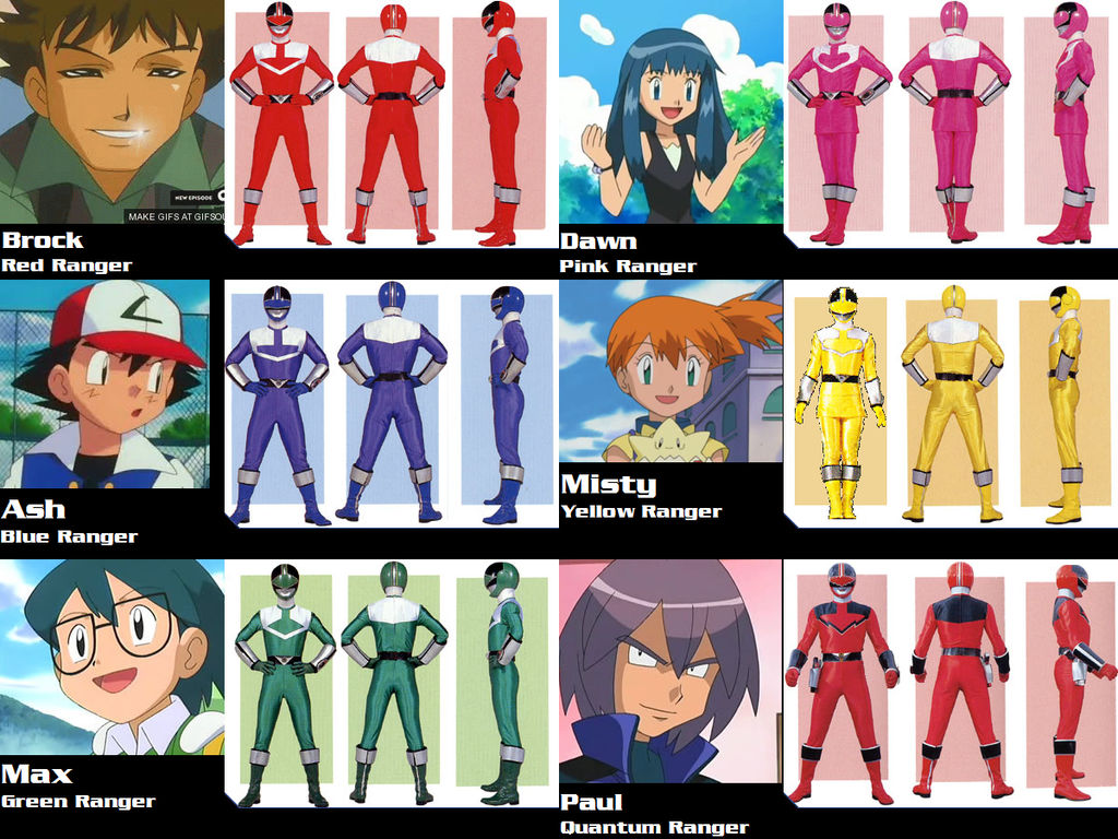 Time Force Rangers (Pokemon) by AdrenalineRush1996 on DeviantArt