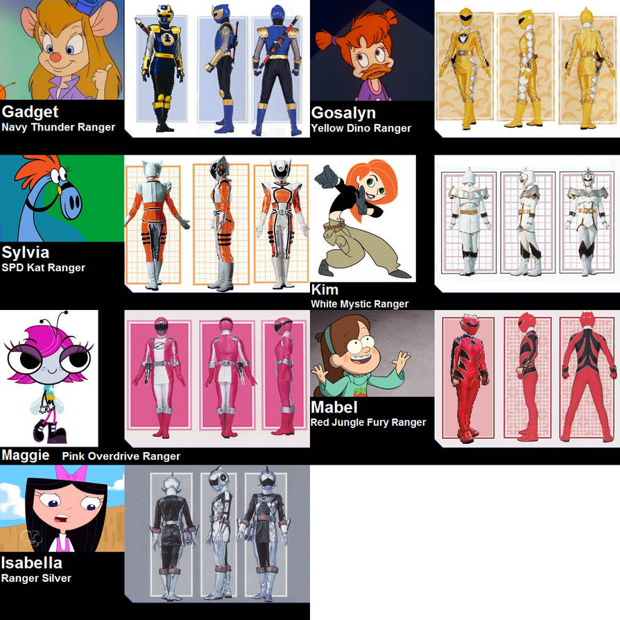Disney Era Rangers Mashup (for STORMERS-ATTITOONS) by ...