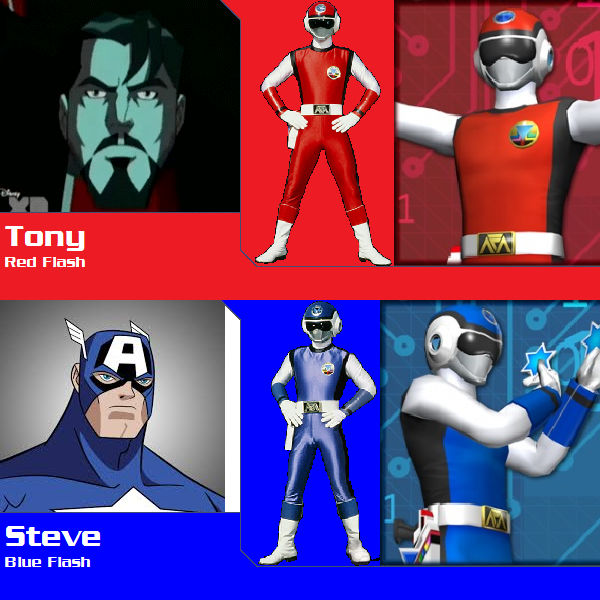 Avengers: EMH Red/Blue Flashman (PR Redux) by AdrenalineRush1996 on ...