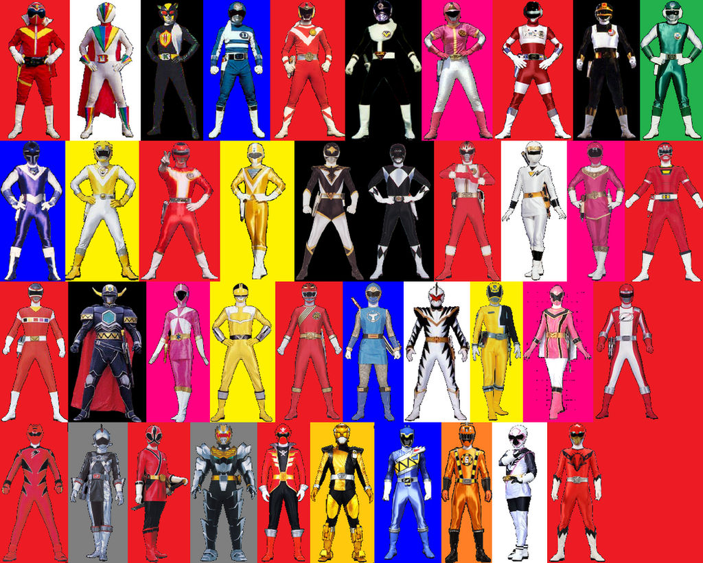 Ranger Lineups Prelude Part 1 by AdrenalineRush1996 on DeviantArt