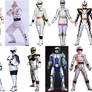 White Power Ranger Lineup