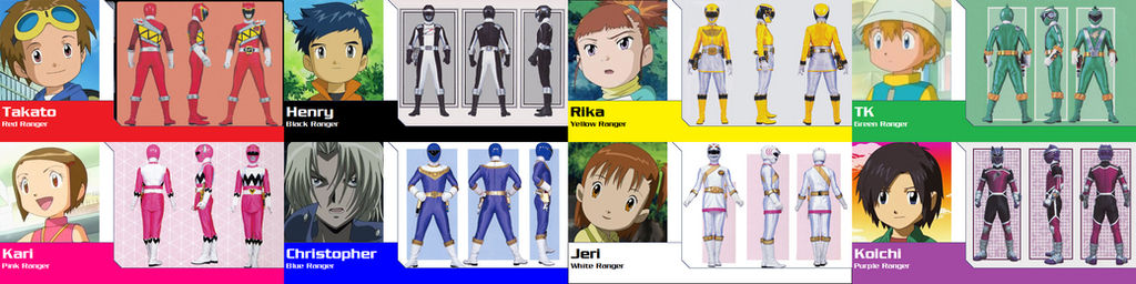 Digimon Rangers for DisneyBrony2012 by AdrenalineRush1996 on DeviantArt