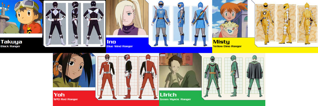 Anime Retro Rangers for Araceli193 by AdrenalineRush1996 on DeviantArt