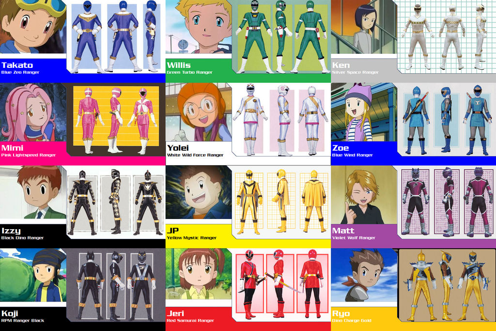 X-men, Power Rangers, Digimon e Pokemon on Tumblr