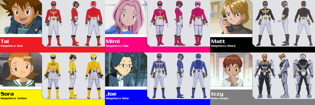 Digimon 02 Megaforce for MissLadyQueenRanger by AdrenalineRush1996 on ...