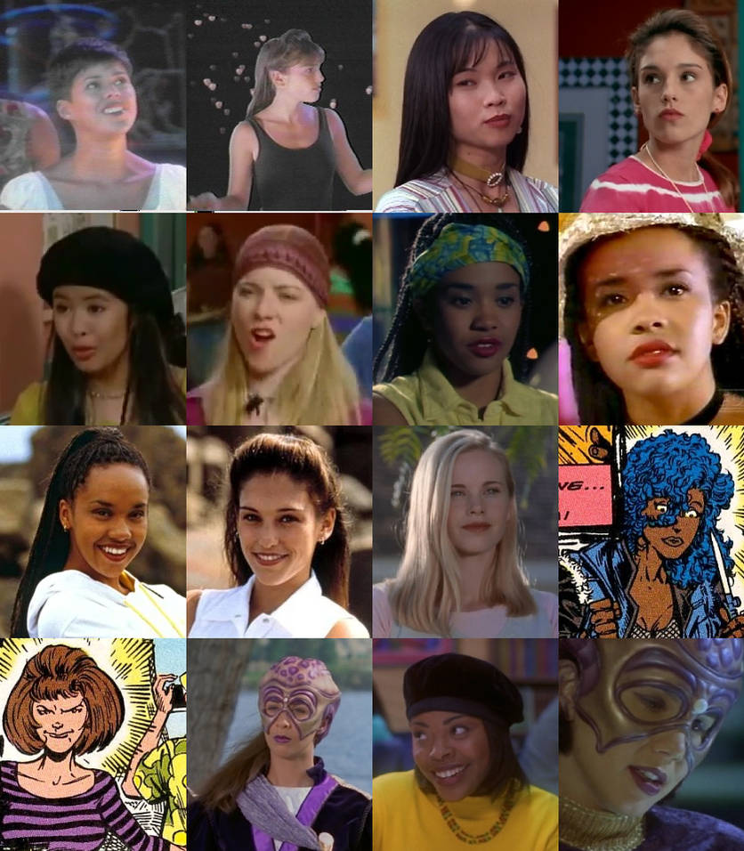 Every Girl Ranger Power Rangers Female Rangers and Extras (1993-97) by AdrenalineRush1996 ...