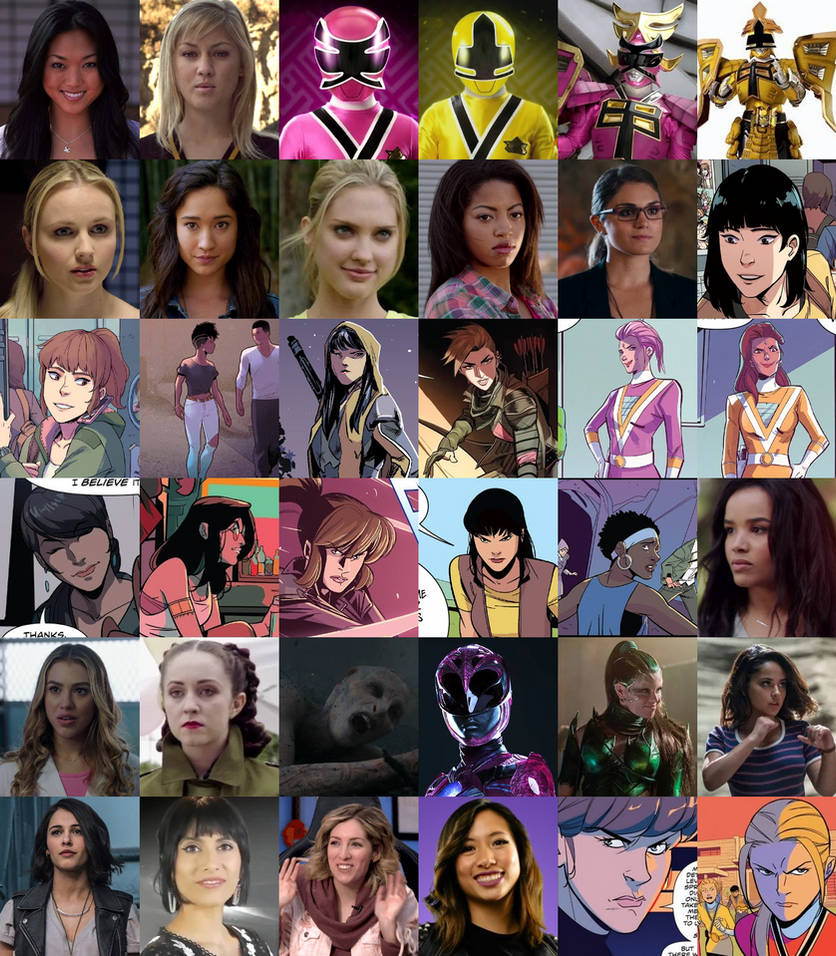 Power Rangers Female Rangers and Extras (2011-18) by AdrenalineRush1996 ...