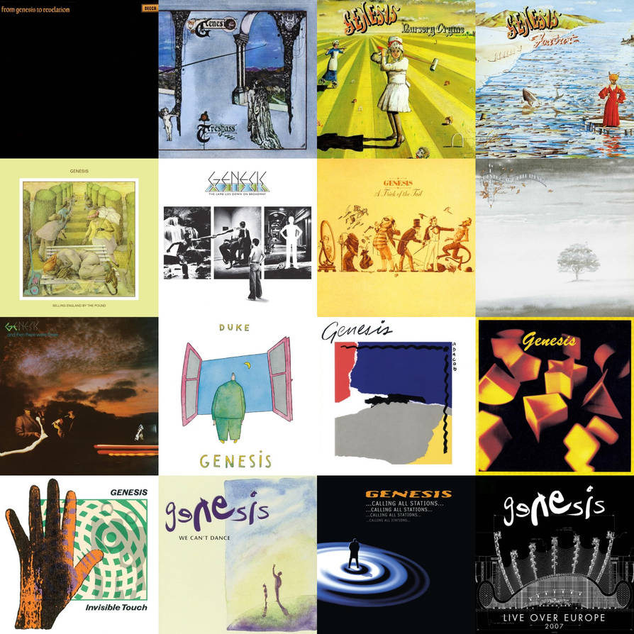 Genesis Discography by AdrenalineRush1996 on DeviantArt