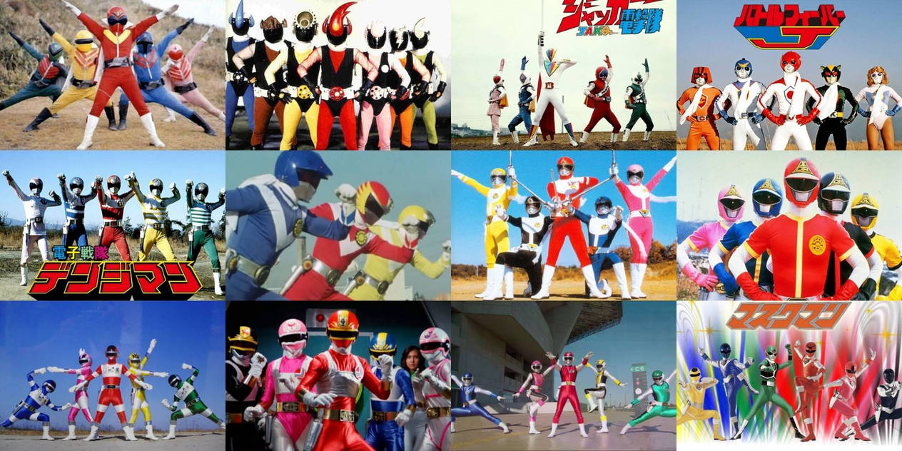 Super Sentai Teams 1-12 by AdrenalineRush1996 on DeviantArt