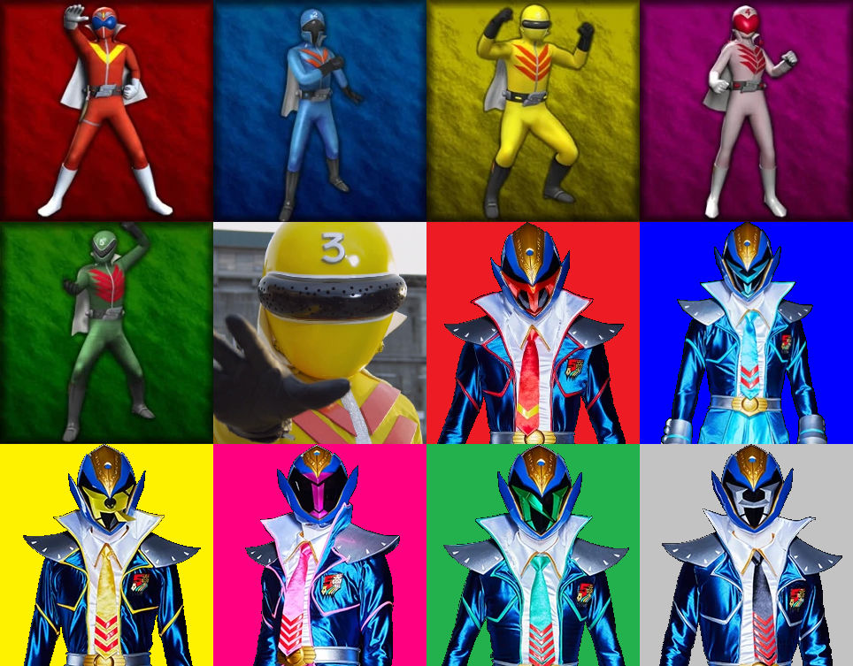 Sentai/PR 01/48 - Goranger by AdrenalineRush1996 on DeviantArt