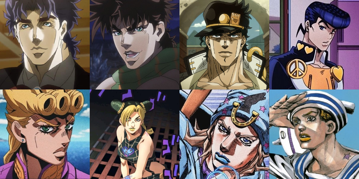 Jojo First Names JoJo's Bizarre Adventure Protagonists by AdrenalineRush1996 on DeviantArt