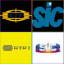 Major PT TV Networks (past and present logos)