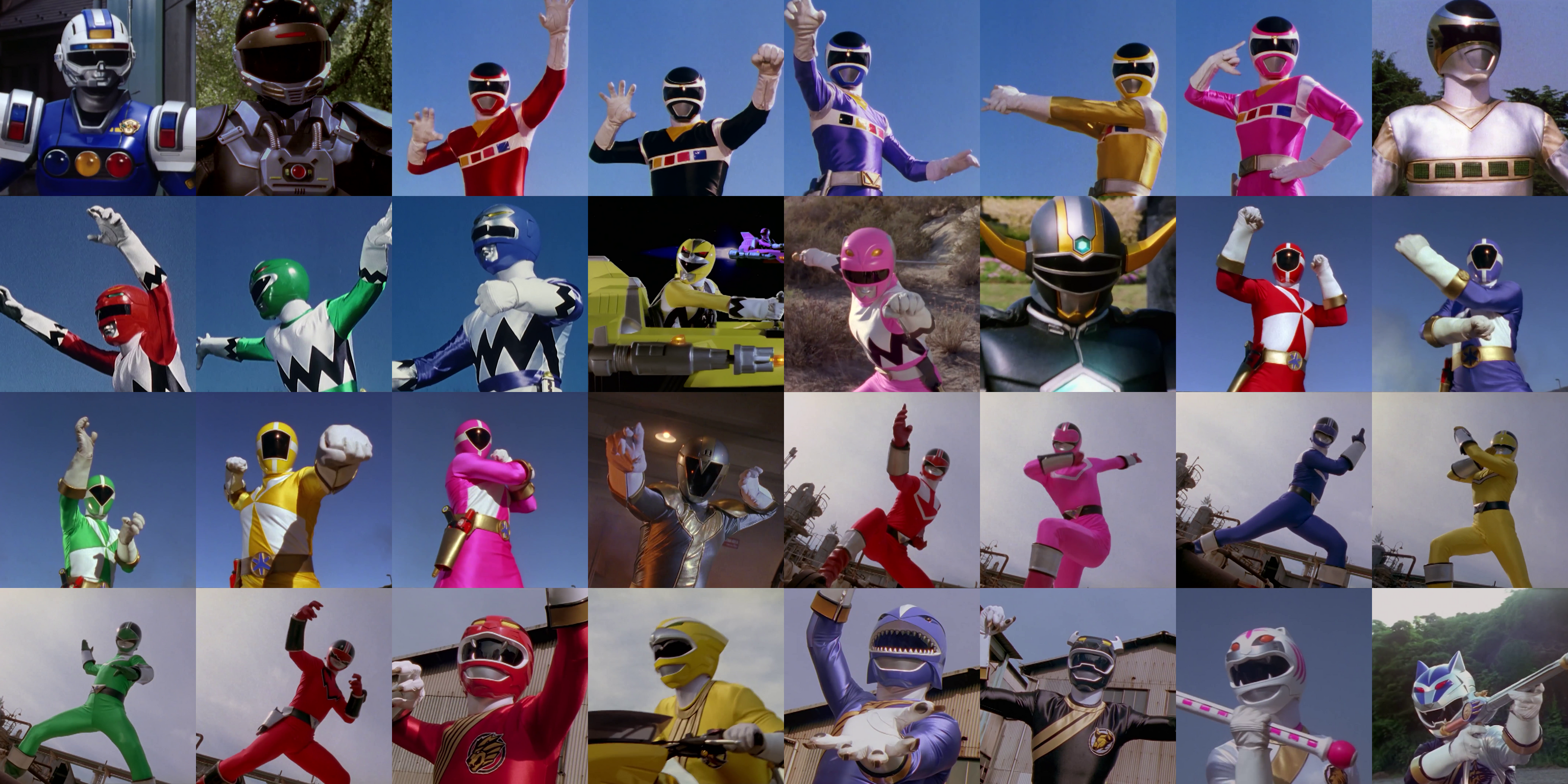 Power Ranges Pose Power Rangers (MMPR Productions) 64 - 33-64 by AdrenalineRush1996 on ...
