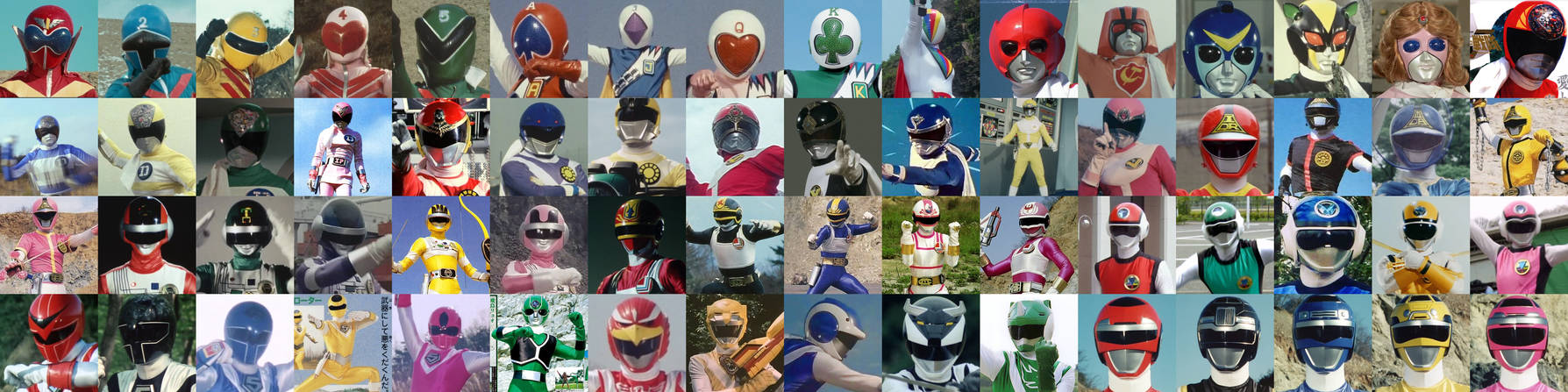 Super Sentai (Pre-Reiwa) 256 - 001-064 by AdrenalineRush1996 on DeviantArt