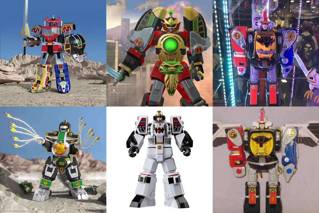 Main and Sixth Ranger Megazords (MMPRS1-MMAR) by AdrenalineRush1996 on ...