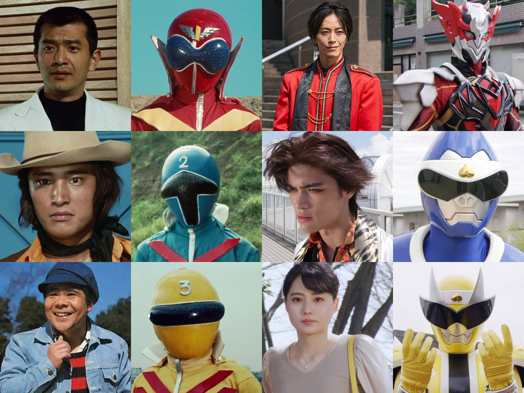 First and Recent by Ranger Colour: Sentai R/B/Y by AdrenalineRush1996 ...