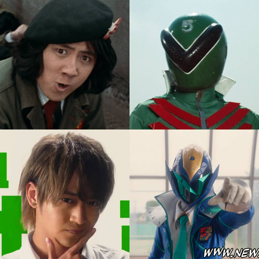 Sentai Green from 1975 to 2025 by AdrenalineRush1996 on DeviantArt