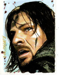 Boromir Sketch Card Commission