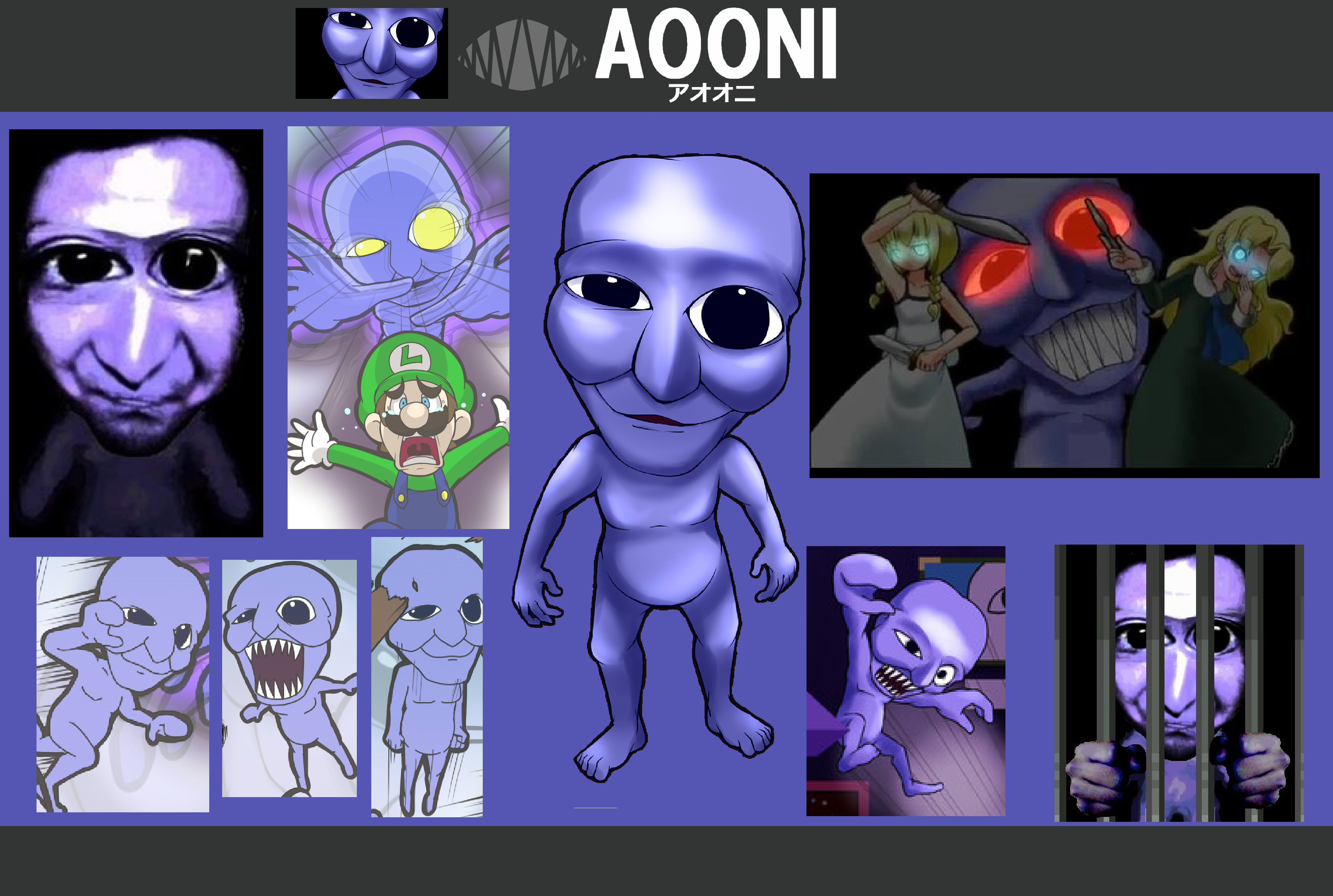 Ao Oni/The Blue Demon by FreshDecimate on DeviantArt